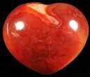 Colorful Carnelian Agate Heart #59497-1